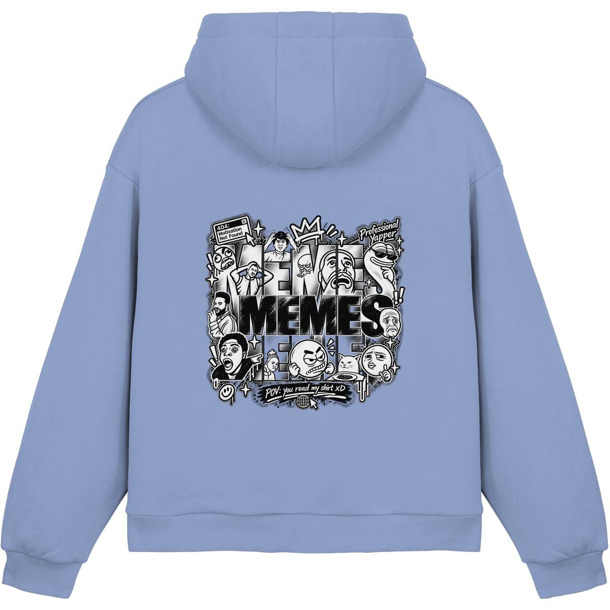 The MEME - Fluffy Boxcut Hoodie