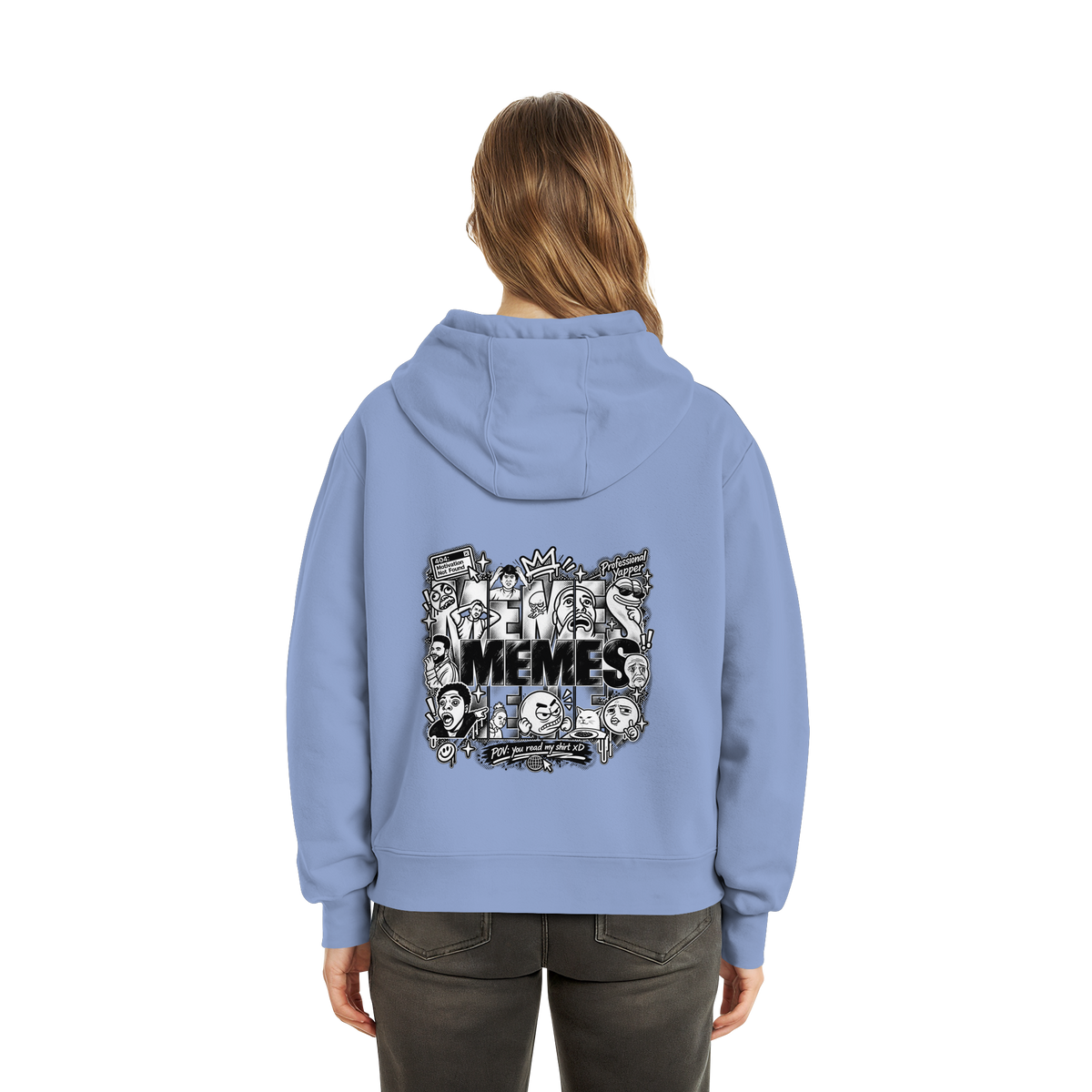 The MEME - Fluffy Boxcut Hoodie