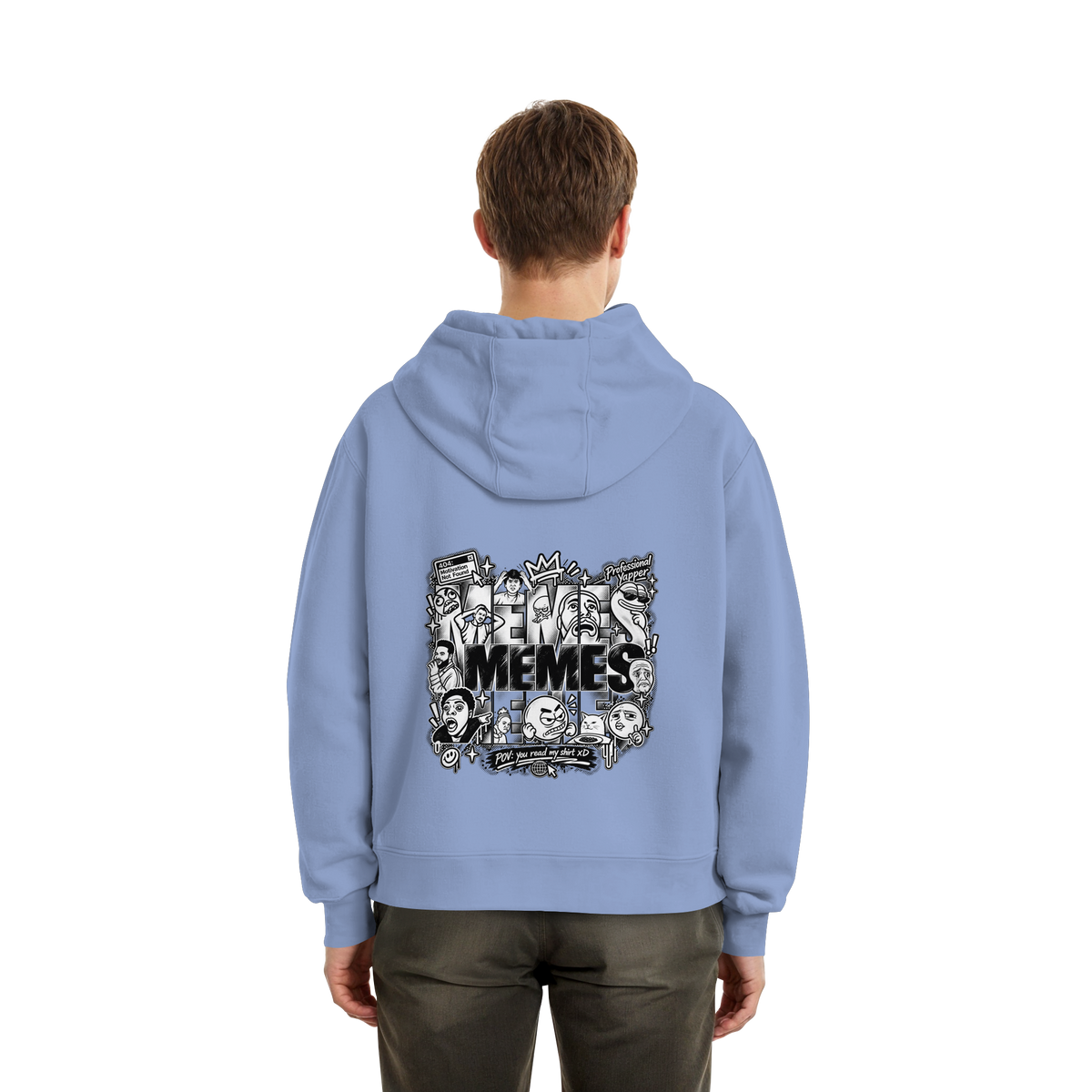The MEME - Fluffy Boxcut Hoodie