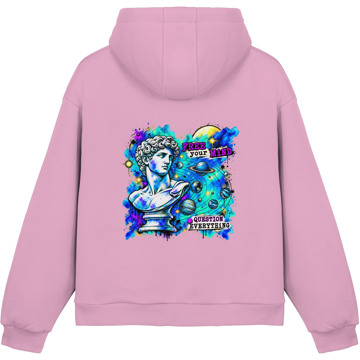 The Philosopher - Fluffy Boxcut Hoodie