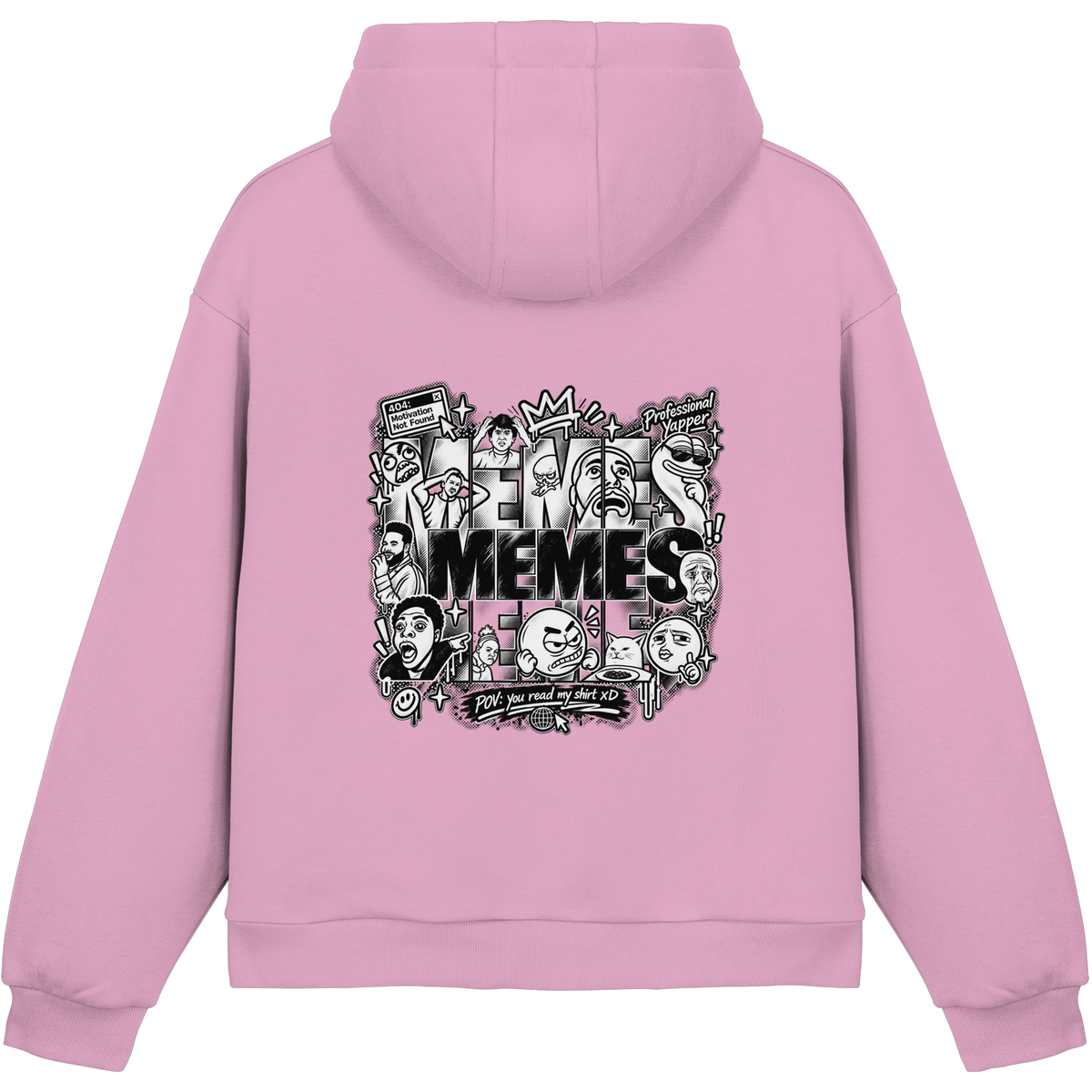 The MEME - Fluffy Boxcut Hoodie