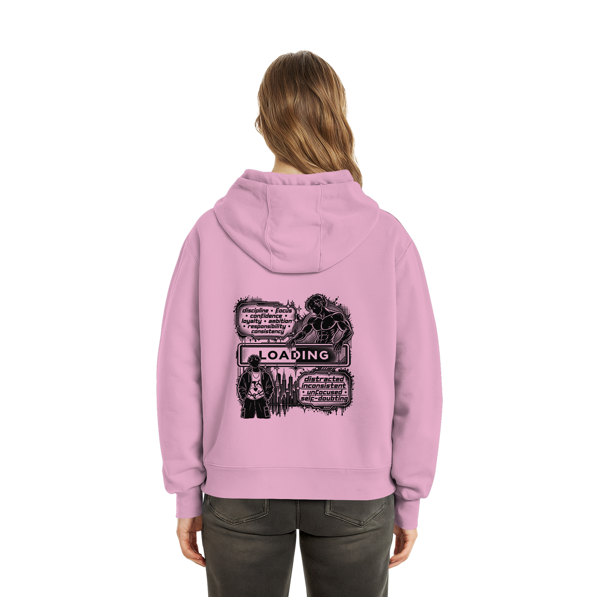 LOADiNG BASiCS - Fluffy Boxcut Hoodie