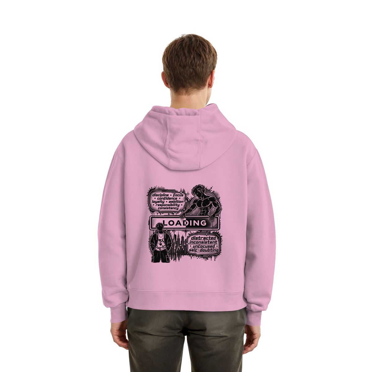 LOADiNG BASiCS - Fluffy Boxcut Hoodie