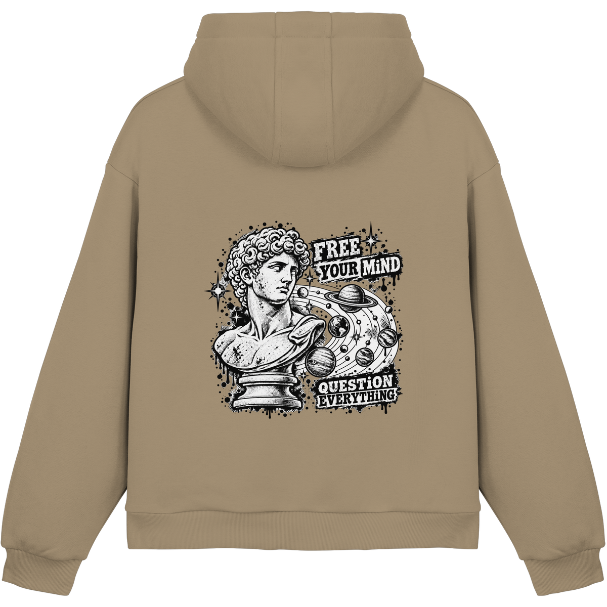 The Philosopher - Fluffy Boxcut Hoodie
