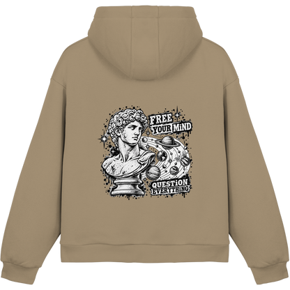 The Philosopher - Fluffy Boxcut Hoodie