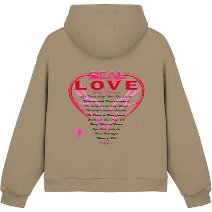 The Real Love - Fluffy Boxcut Hoodie