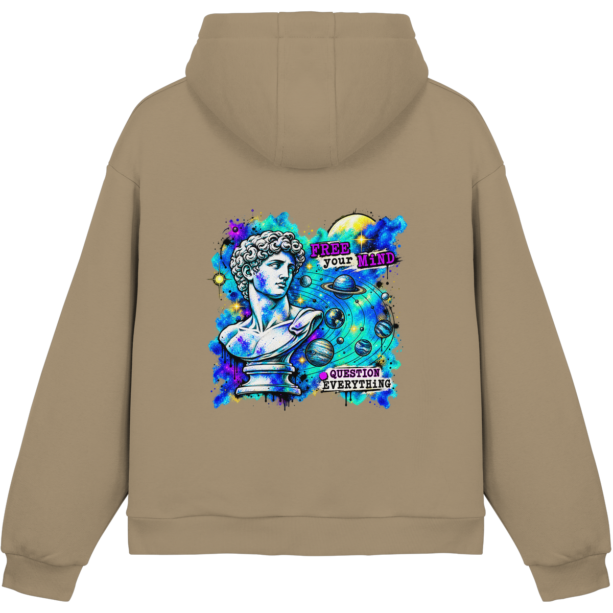 The Philosopher - Fluffy Boxcut Hoodie