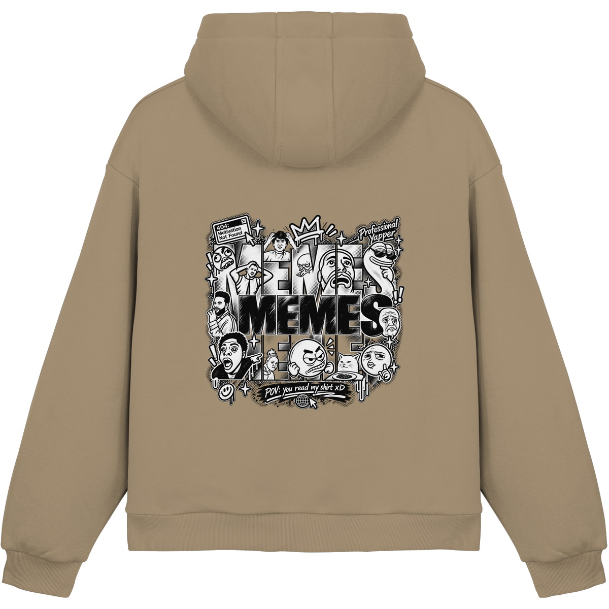 The MEME - Fluffy Boxcut Hoodie