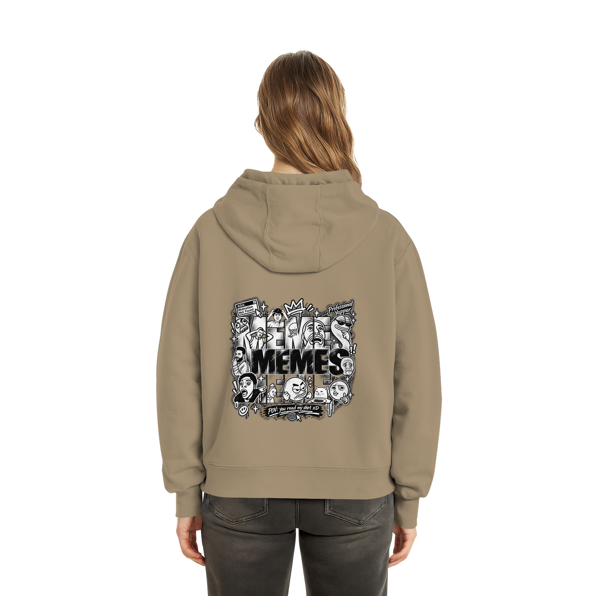 The MEME - Fluffy Boxcut Hoodie