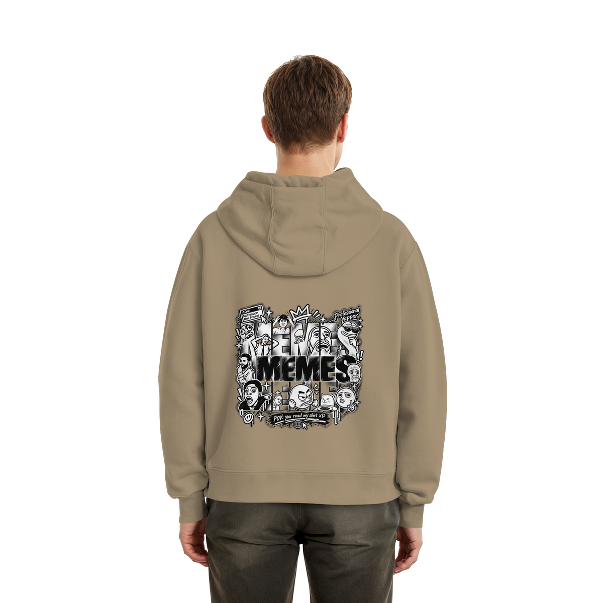 The MEME - Fluffy Boxcut Hoodie