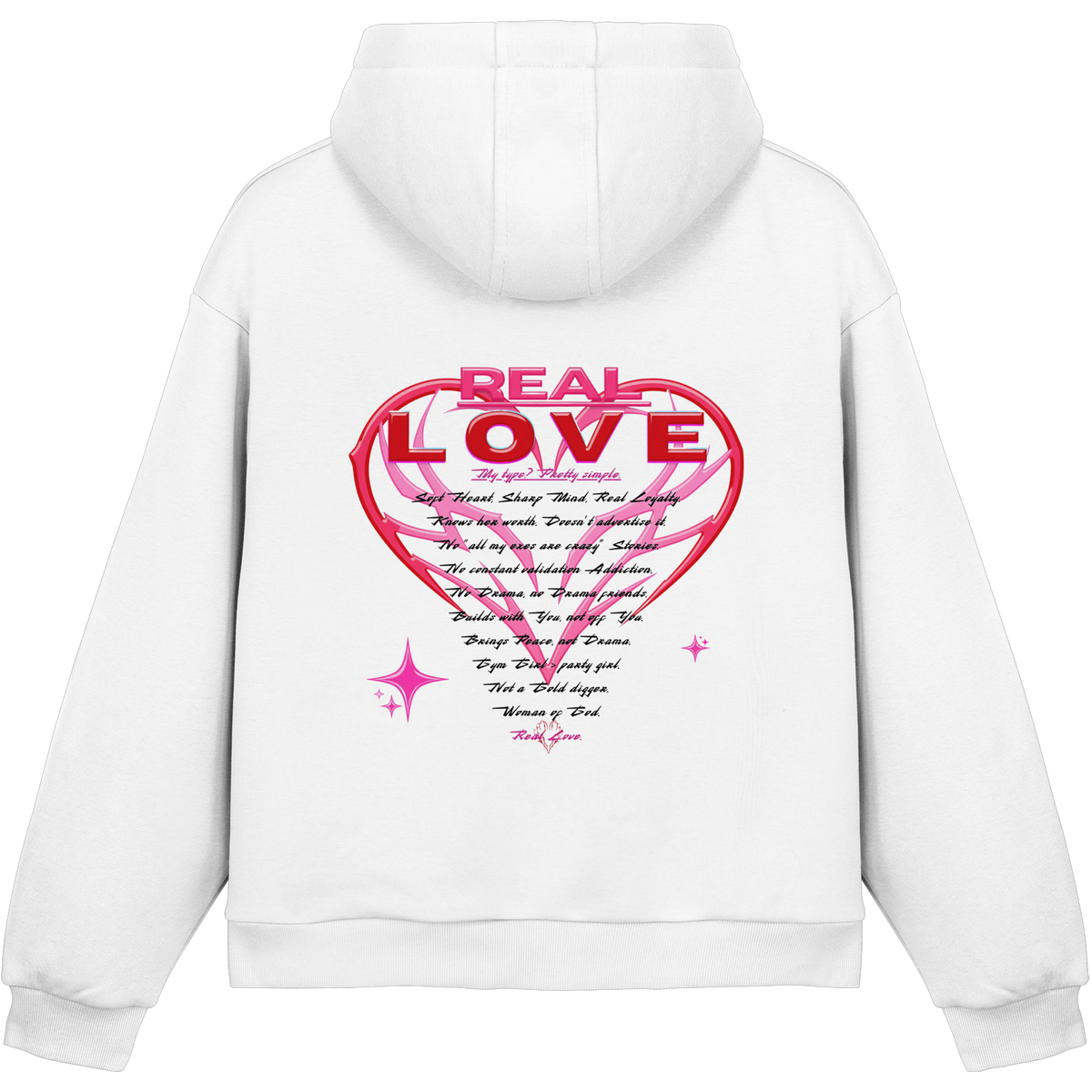 The Real Love - Fluffy Boxcut Hoodie