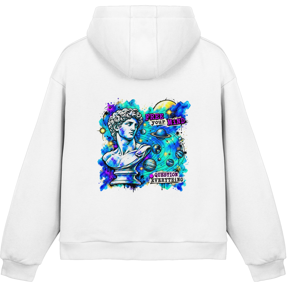 The Philosopher - Fluffy Boxcut Hoodie