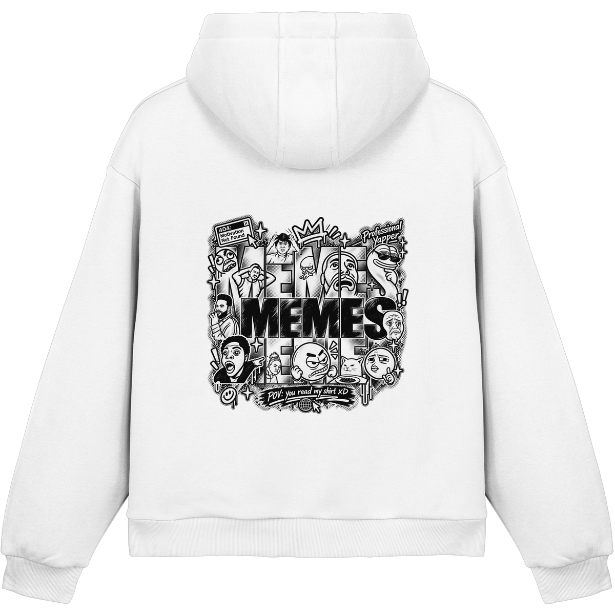 The MEME - Fluffy Boxcut Hoodie