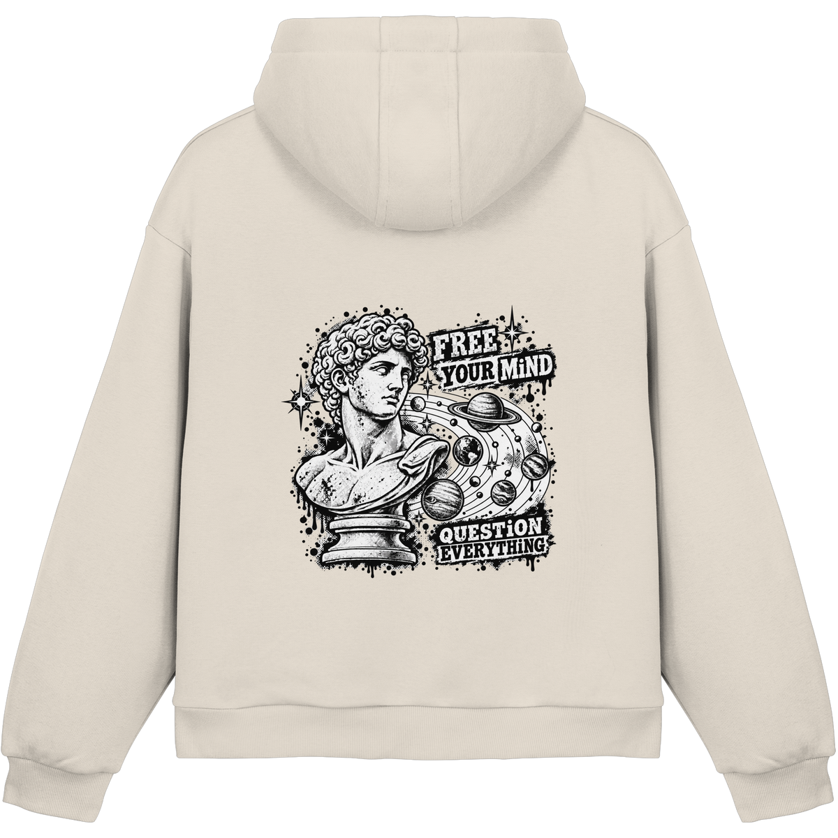 The Philosopher - Fluffy Boxcut Hoodie