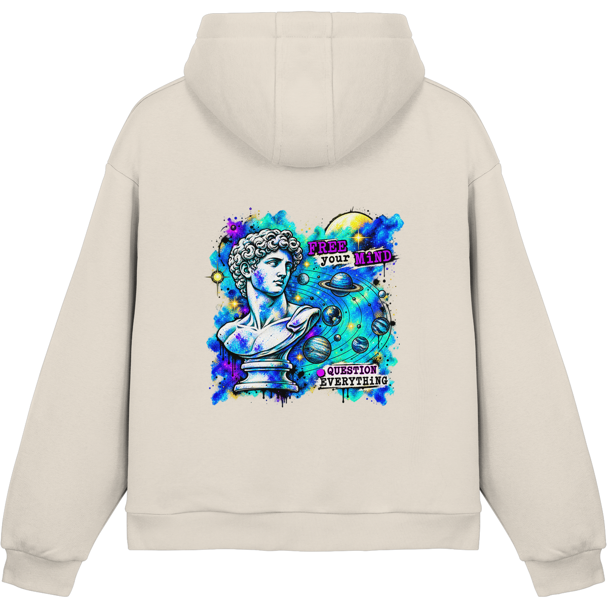 The Philosopher - Fluffy Boxcut Hoodie