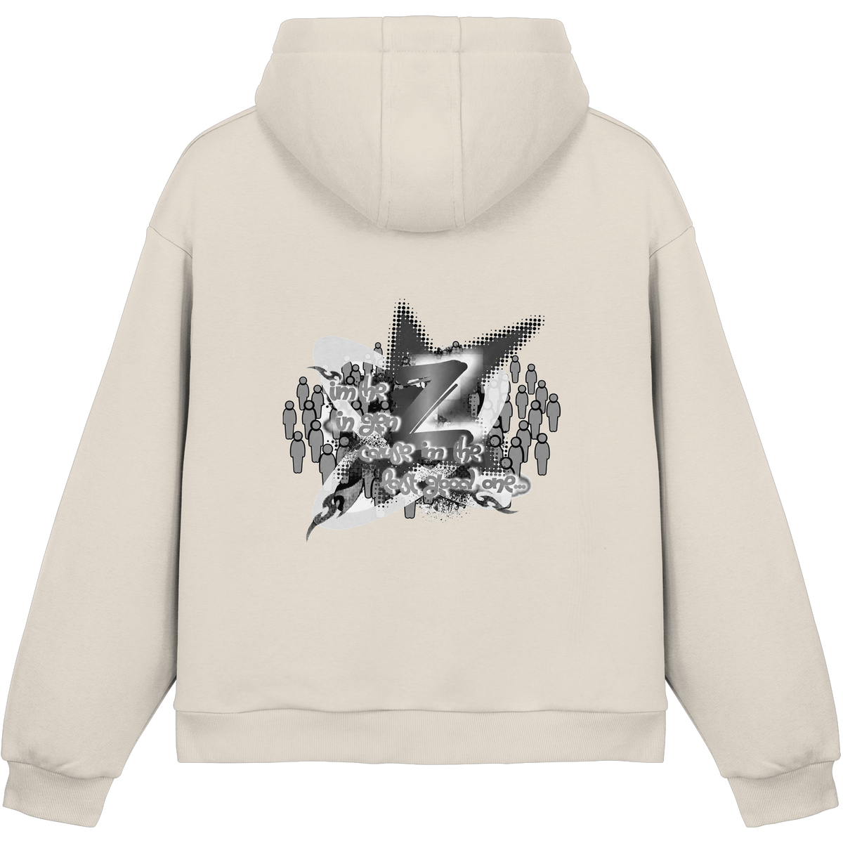 The Rebellion Z BASiC - Fluffy Boxcut Hoodie
