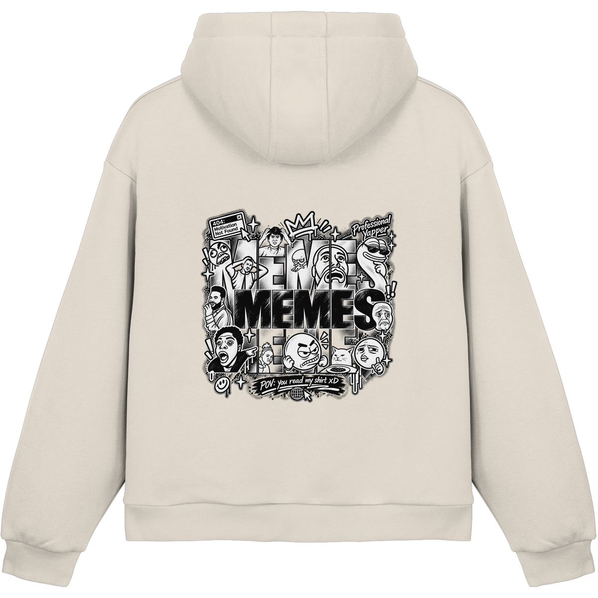 The MEME - Fluffy Boxcut Hoodie