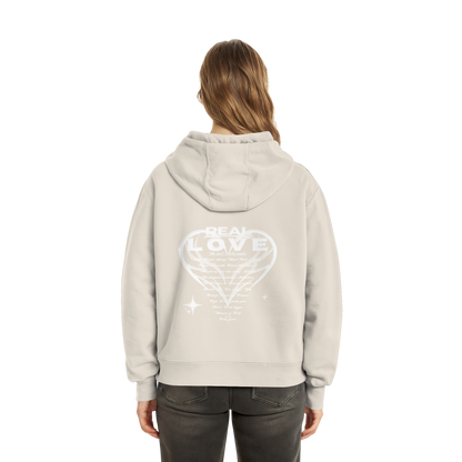 The REAL LOVE BASiCS - Fluffy Boxcut Hoodie