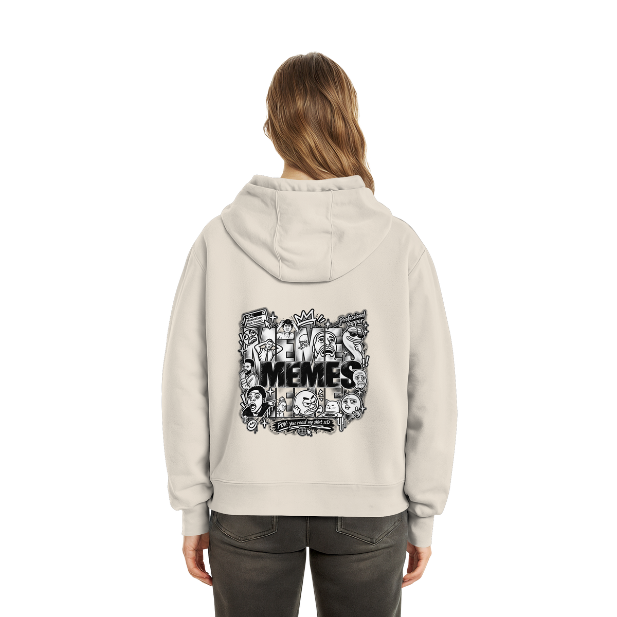The MEME - Fluffy Boxcut Hoodie