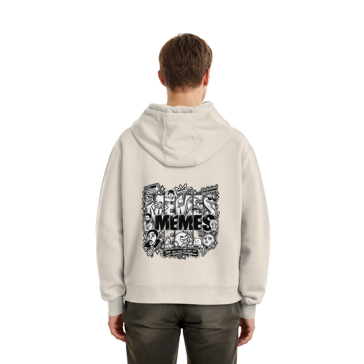 The MEME - Fluffy Boxcut Hoodie