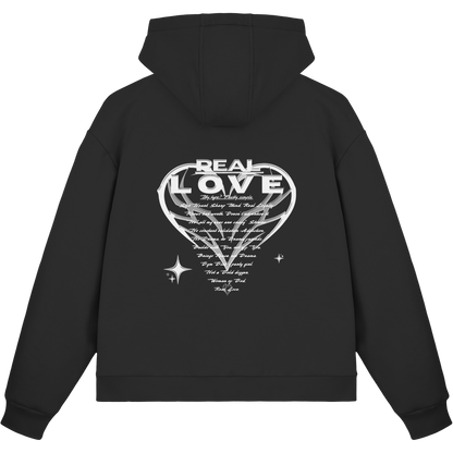The REAL LOVE BASiCS - Fluffy Boxcut Zipper