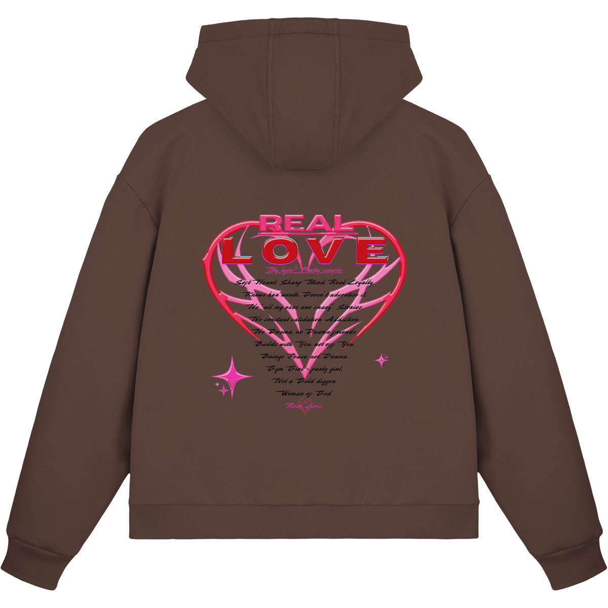 The Real Love - Fluffy Boxcut Zipper