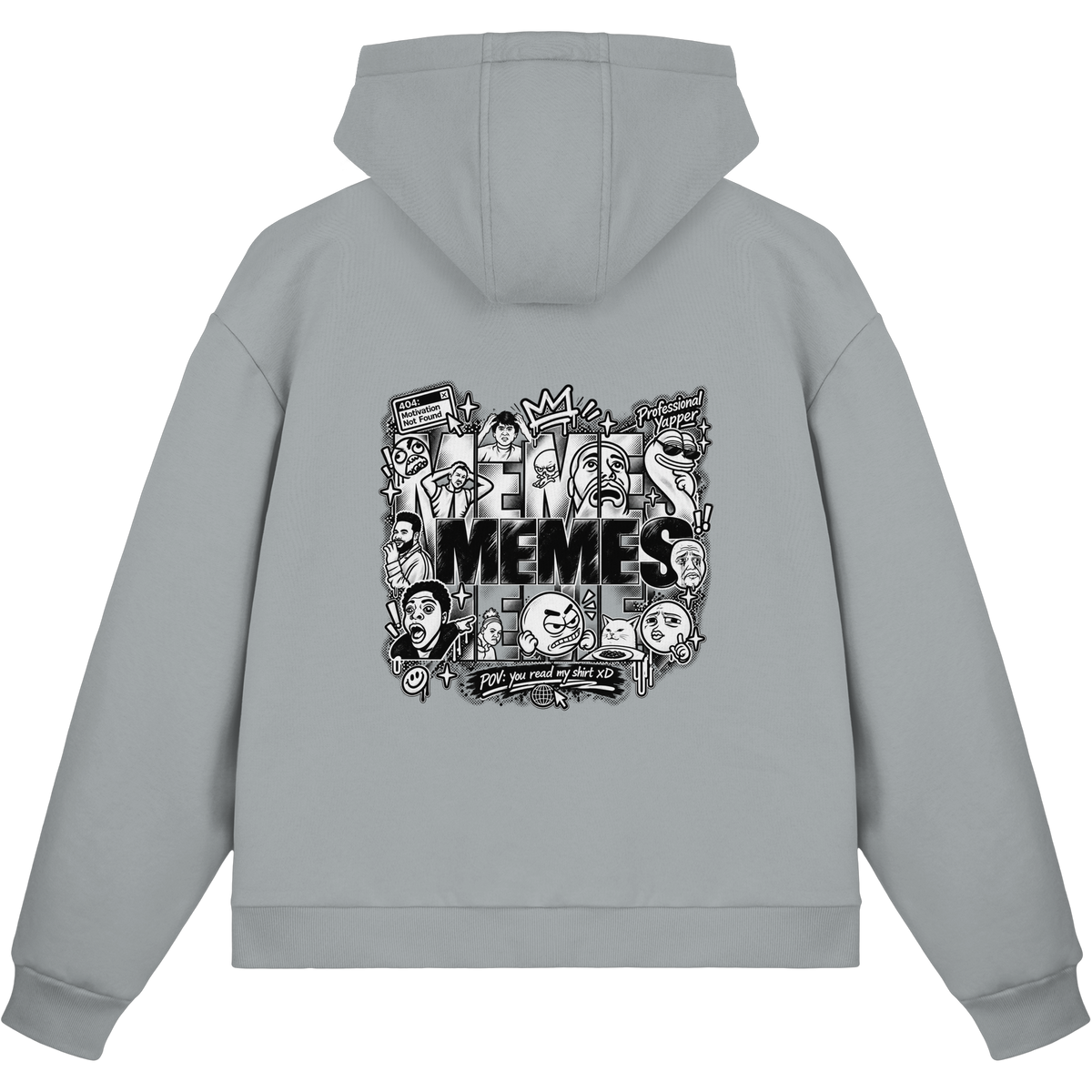 The MEME - Fluffy Boxcut Zipper