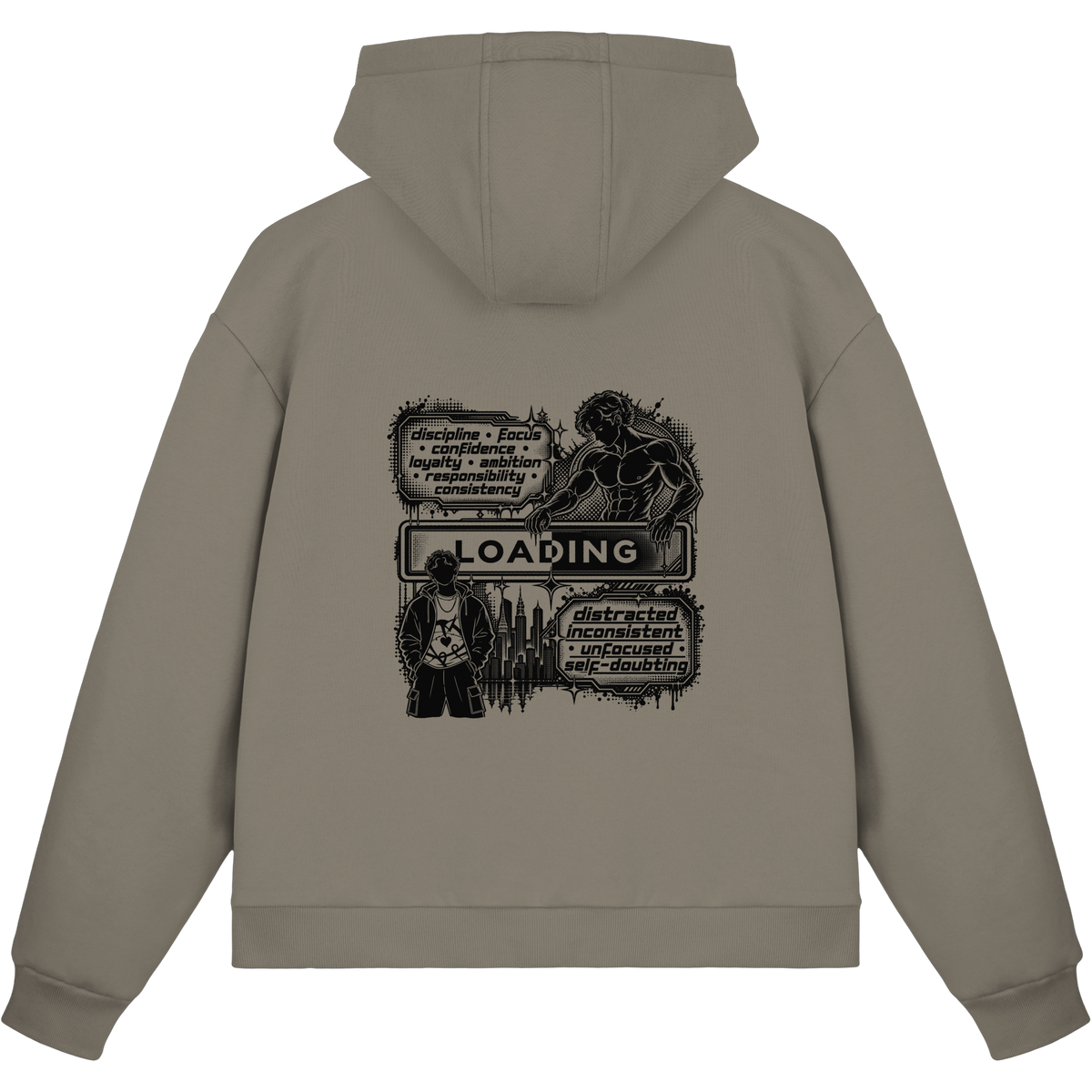 LOADiNG BASiCS - Fluffy Boxcut Zipper