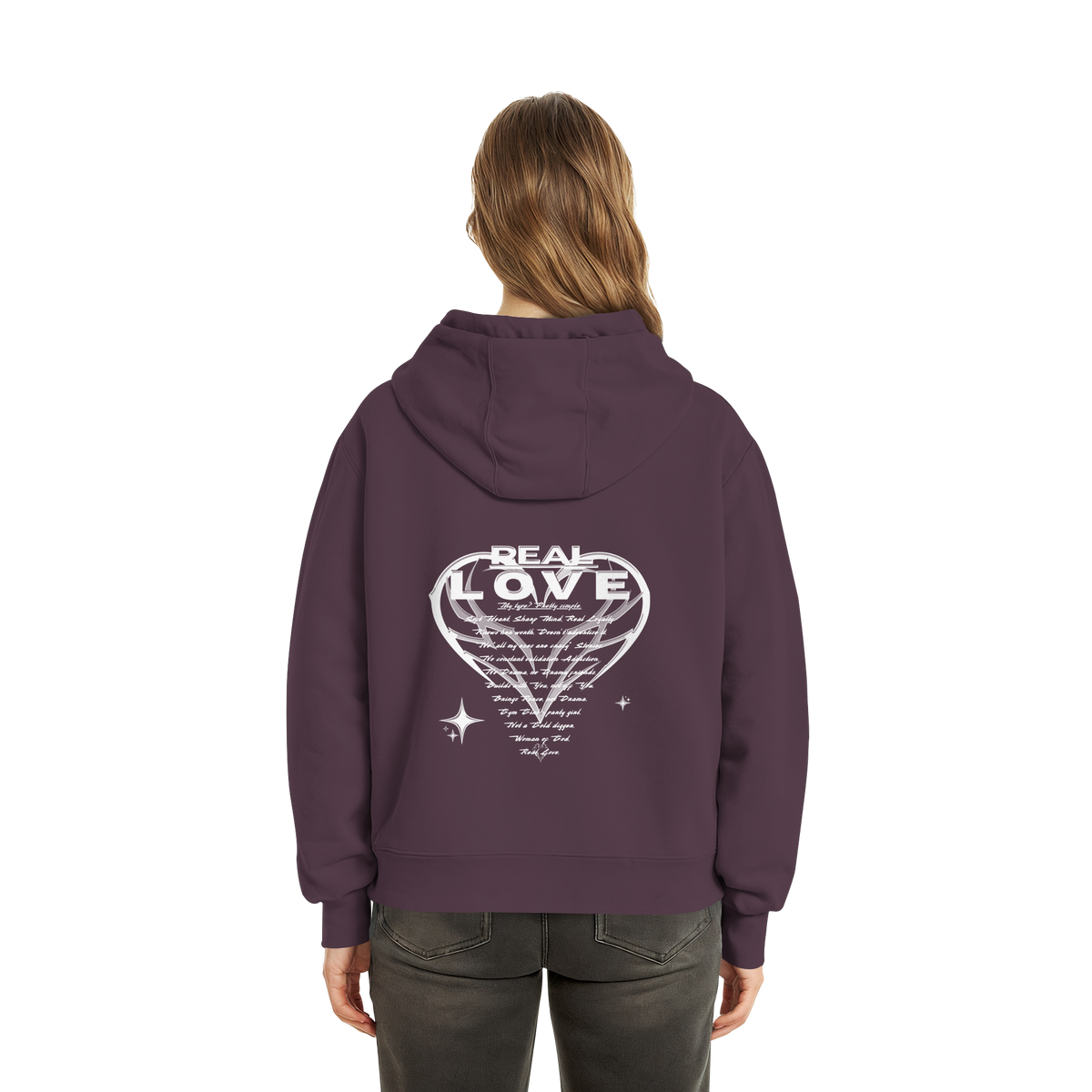 The REAL LOVE BASiCS - Fluffy Boxcut Zipper