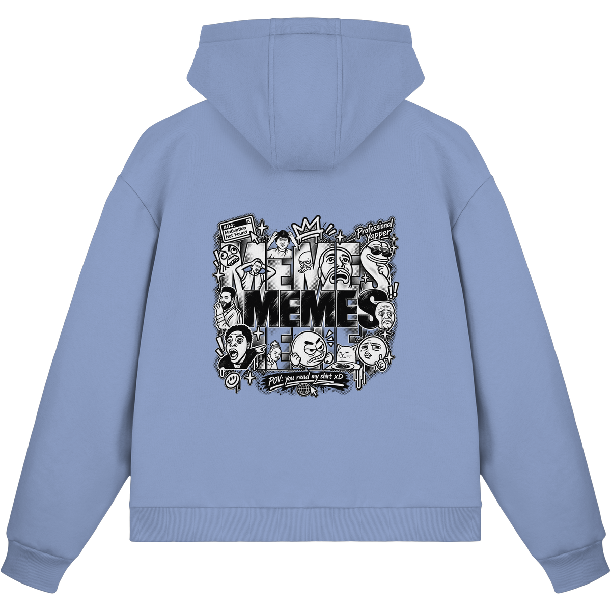 The MEME - Fluffy Boxcut Zipper