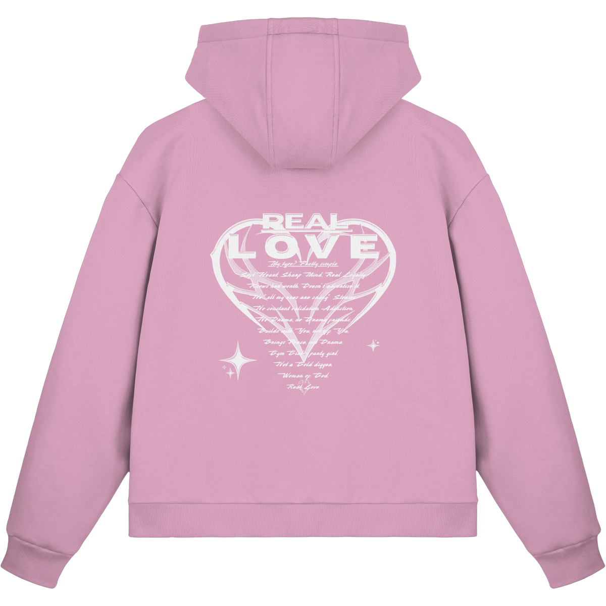 The REAL LOVE BASiCS - Fluffy Boxcut Zipper