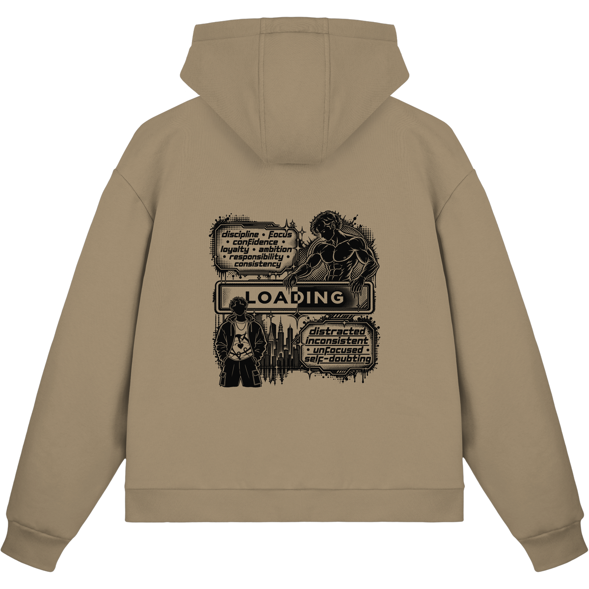 LOADiNG BASiCS - Fluffy Boxcut Zipper