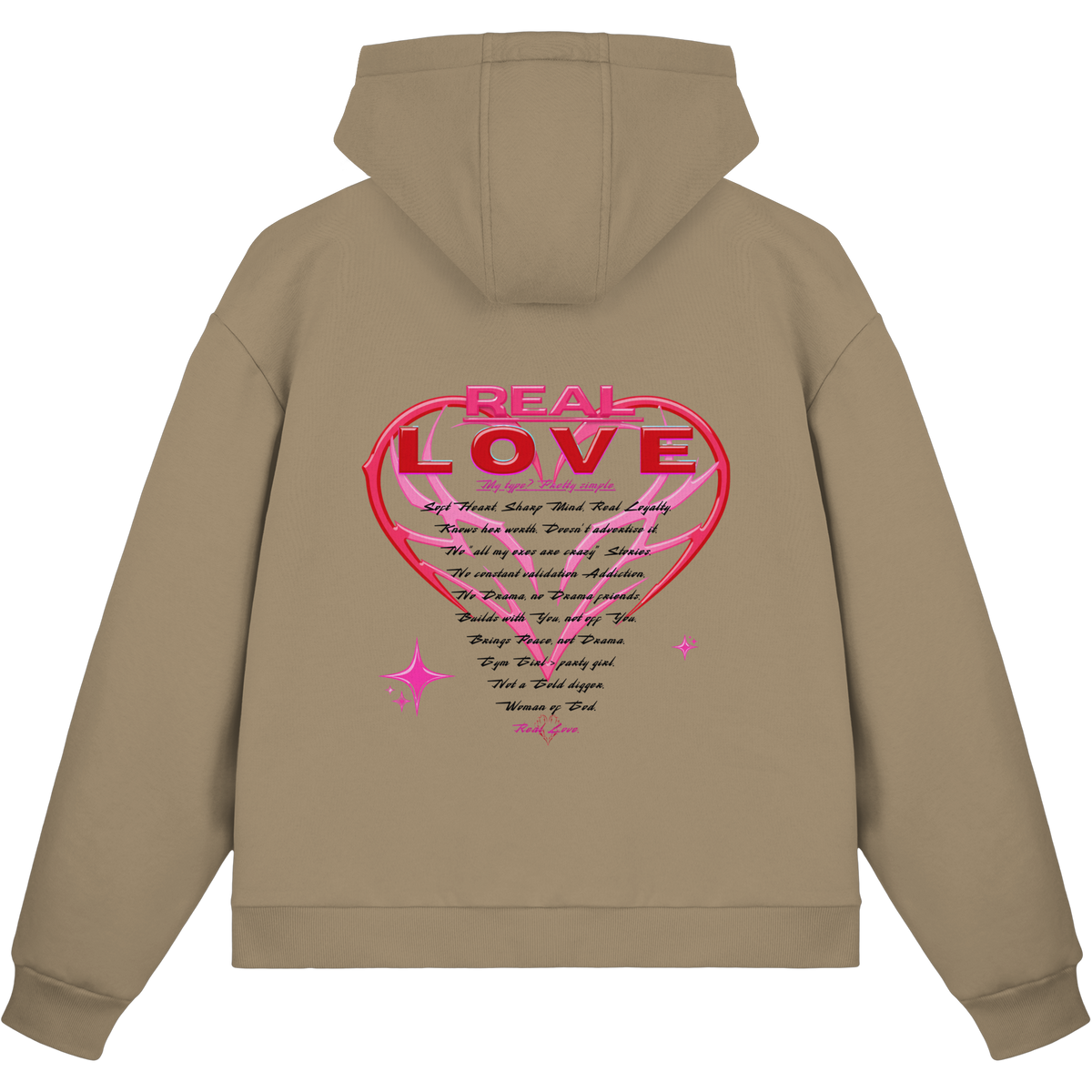 The Real Love - Fluffy Boxcut Zipper