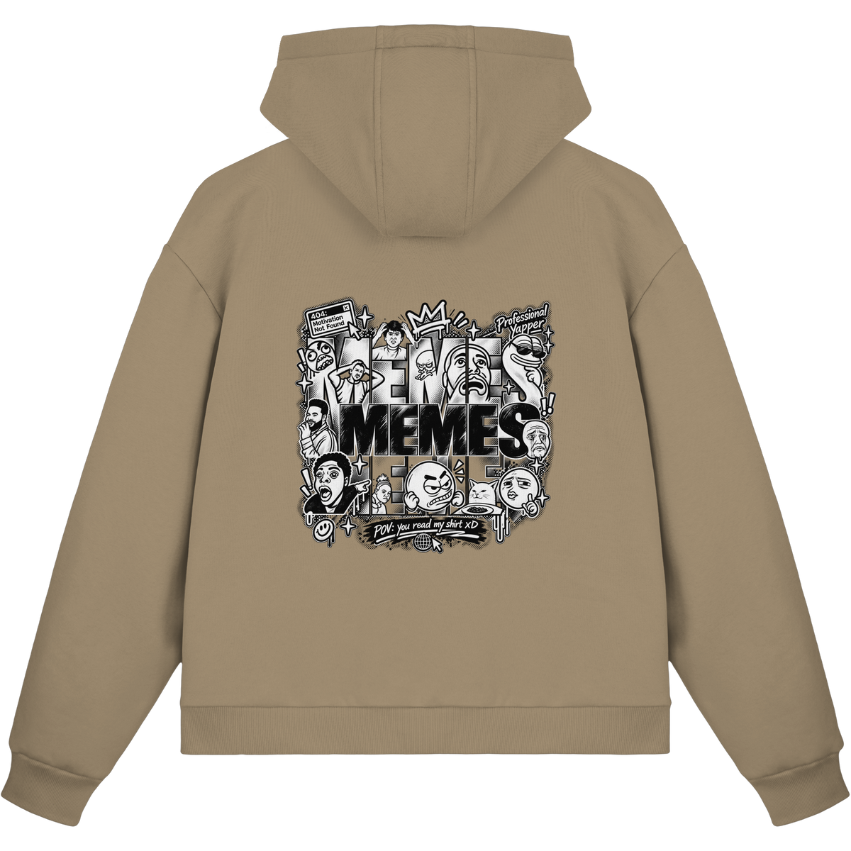 The MEME - Fluffy Boxcut Zipper