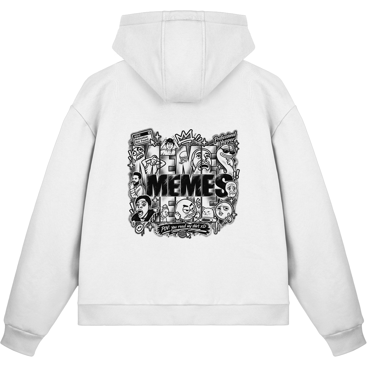 The MEME - Fluffy Boxcut Zipper
