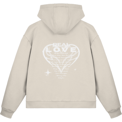 The REAL LOVE BASiCS - Fluffy Boxcut Zipper