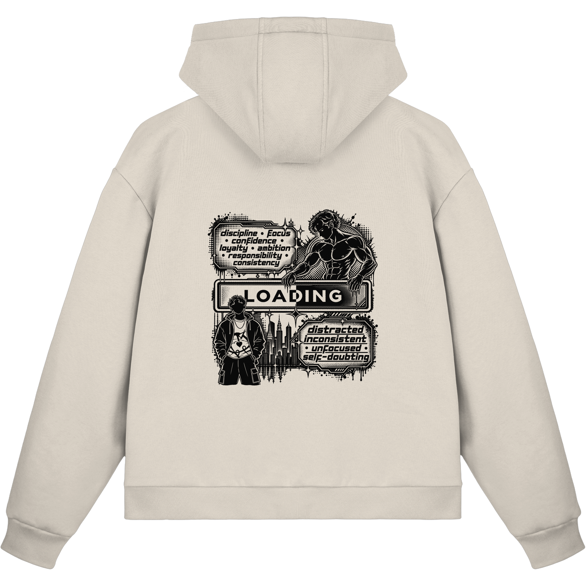 LOADiNG BASiCS - Fluffy Boxcut Zipper