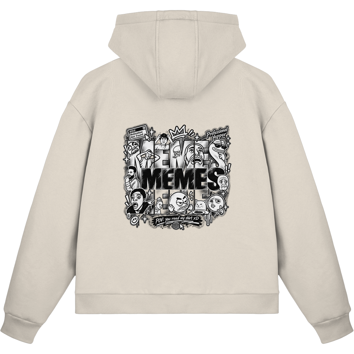 The MEME - Fluffy Boxcut Zipper