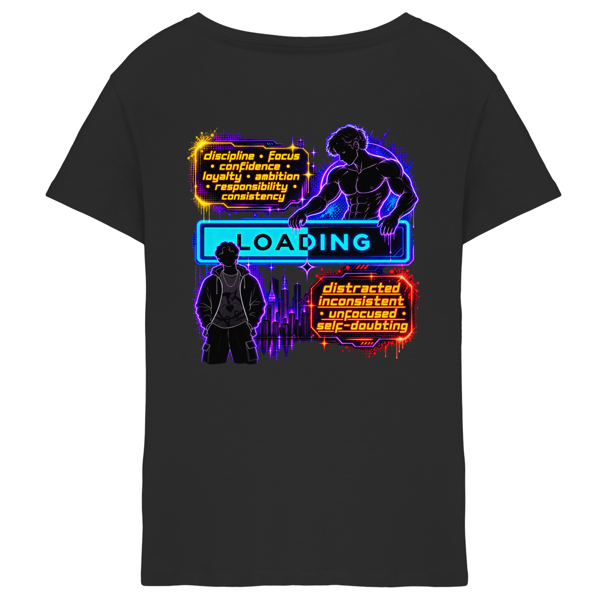 LOADiNG - Ladies V-Neck Shirt