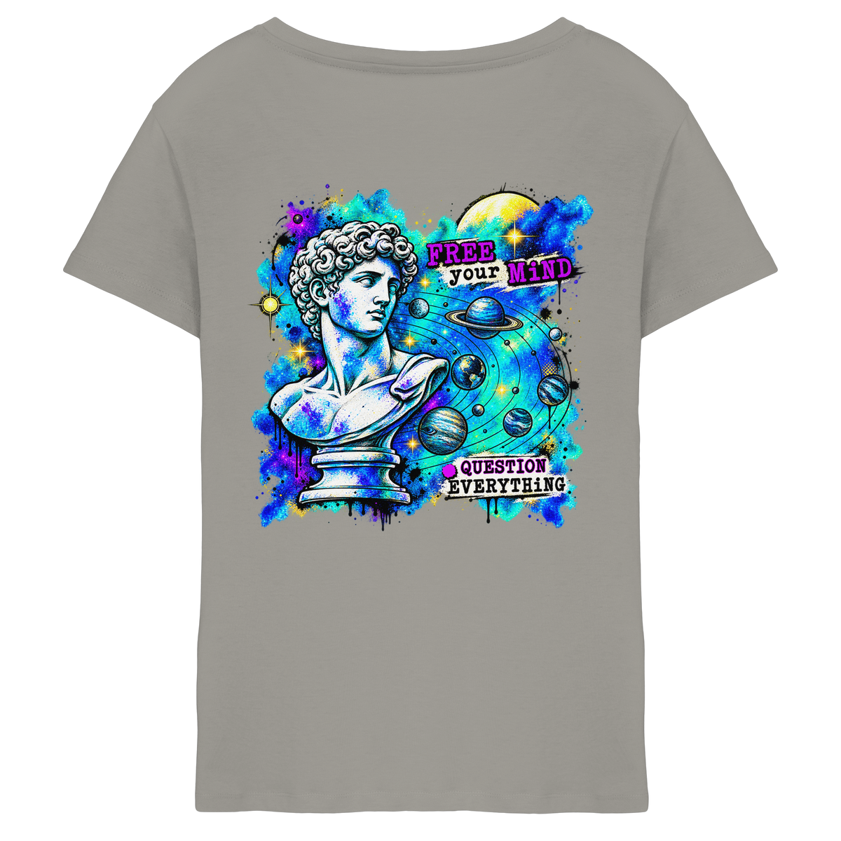 The Philosopher - Ladies V-Neck Shirt
