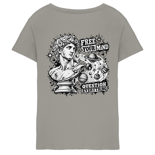 The Philosopher - Ladies V-Neck Shirt