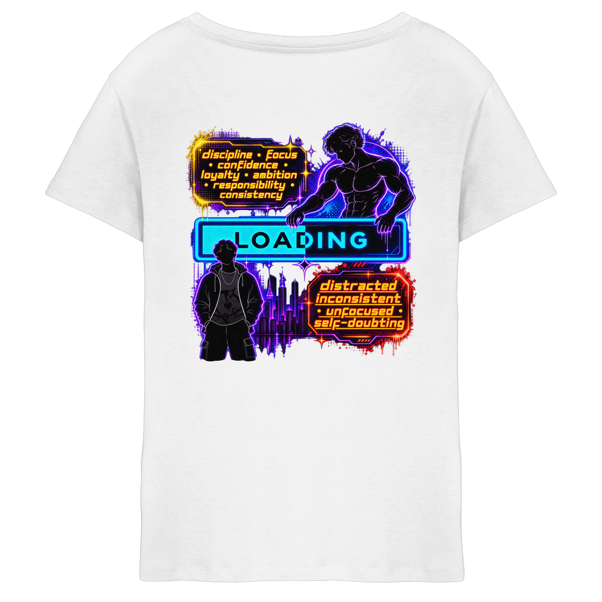 LOADiNG - Ladies V-Neck Shirt