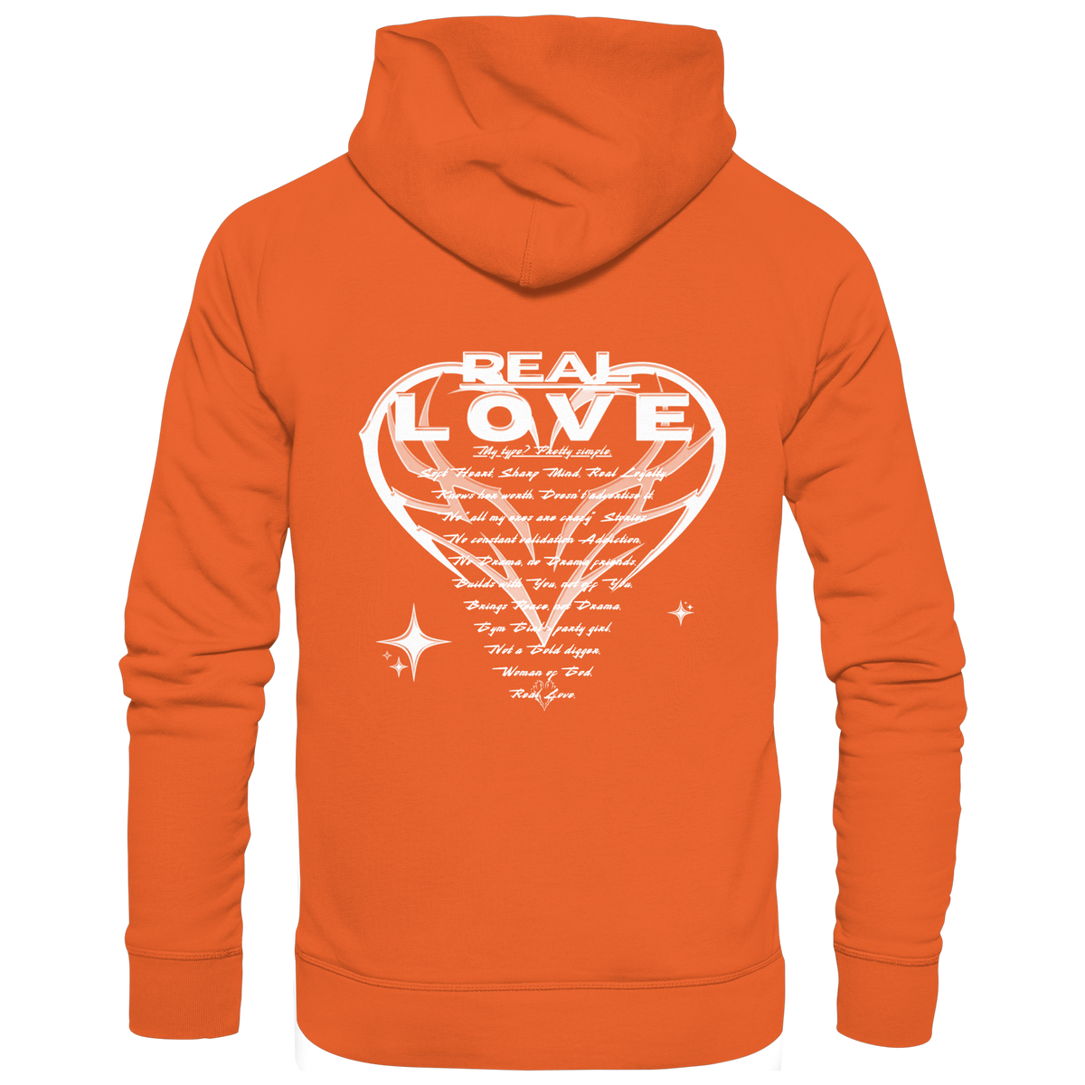 The REAL LOVE BASiCS - Organic Basic Hoodie