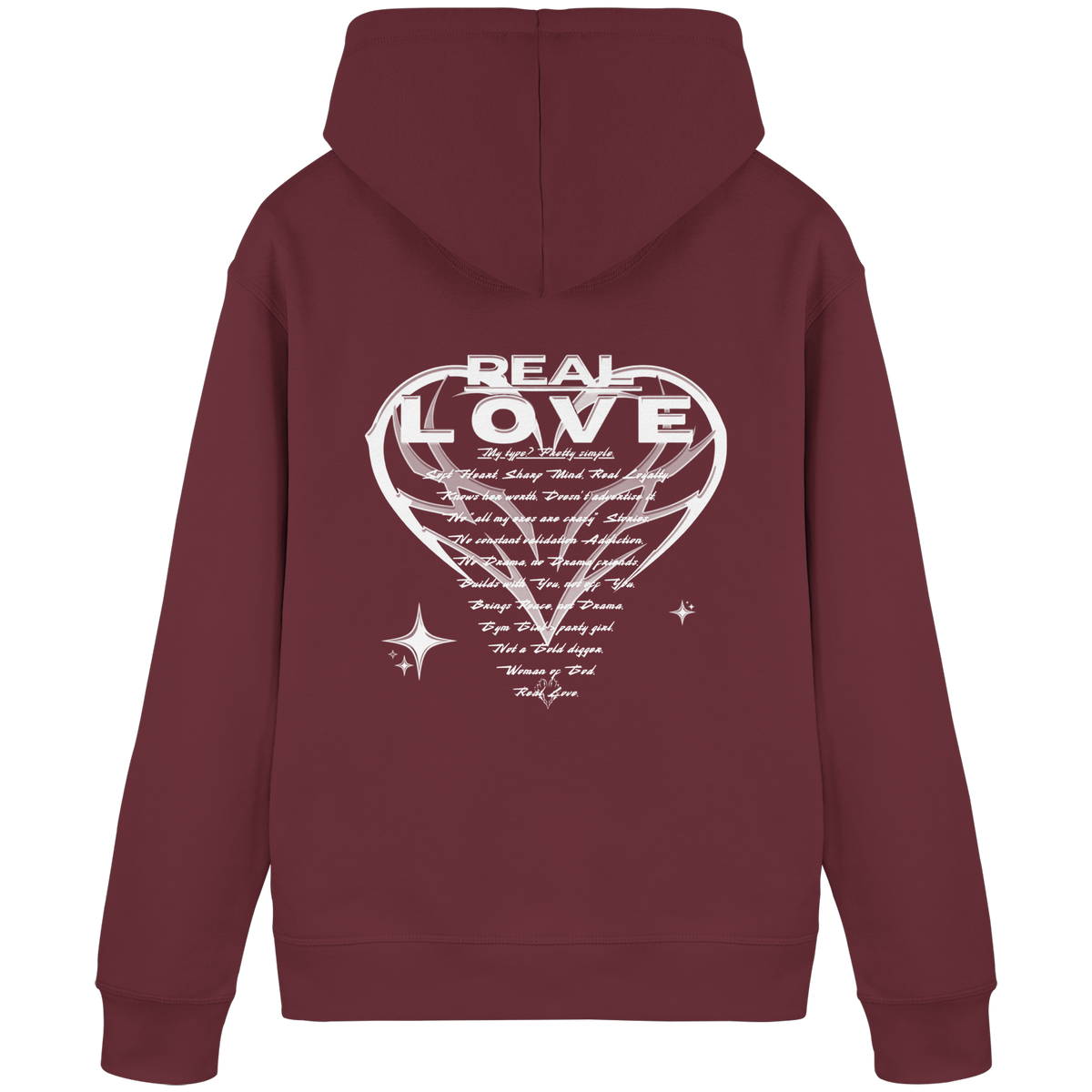 The REAL LOVE BASiCS - Organic Basic Hoodie