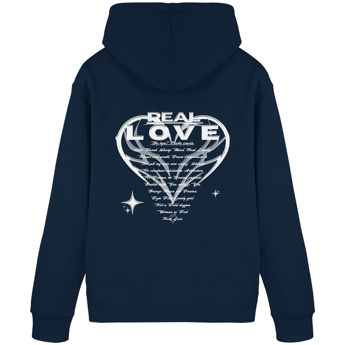 The REAL LOVE BASiCS - Organic Basic Hoodie