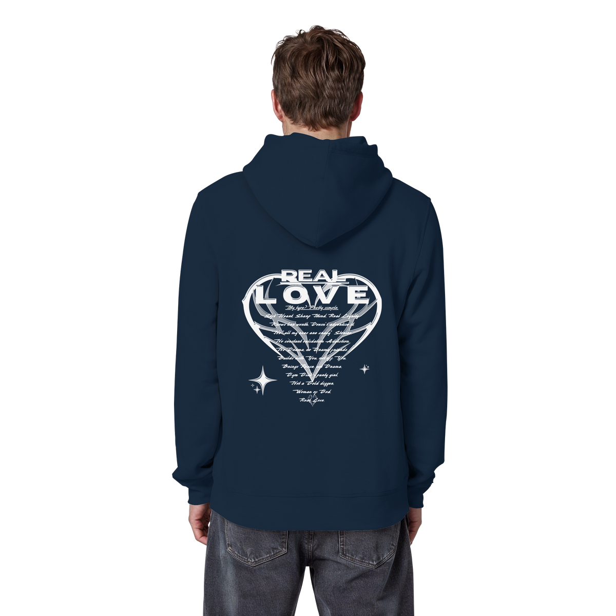 The REAL LOVE BASiCS - Organic Basic Hoodie