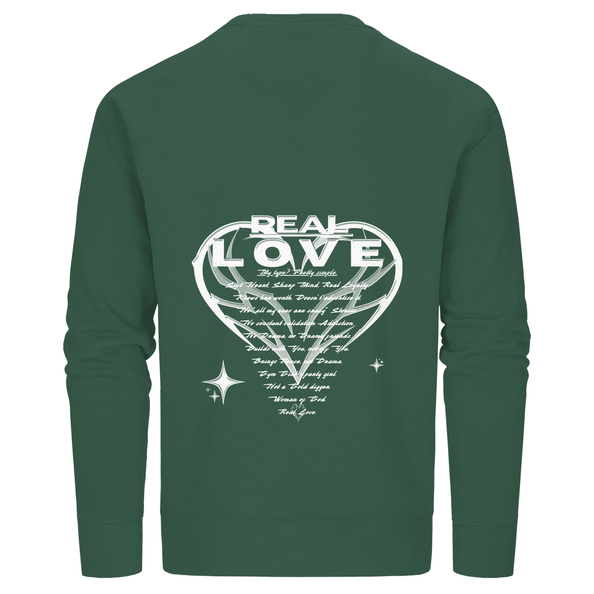 The REAL LOVE BASiCS - Organic Basic Unisex Sweatshirt