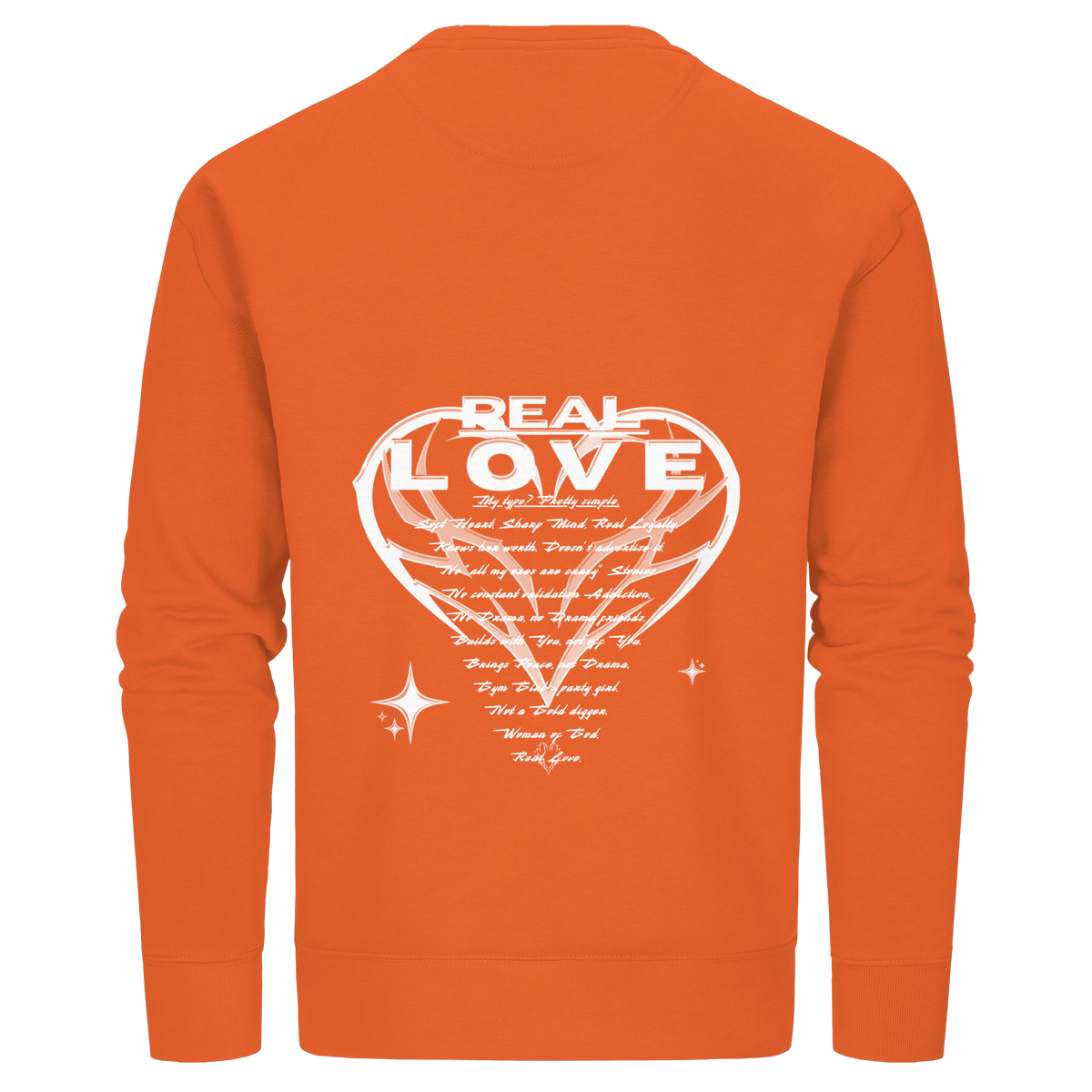 The REAL LOVE BASiCS - Organic Basic Unisex Sweatshirt