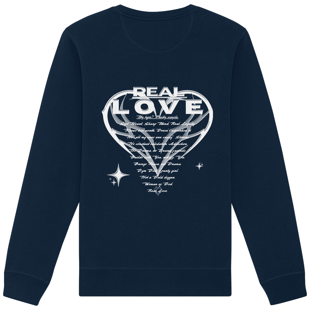 The REAL LOVE BASiCS - Organic Basic Unisex Sweatshirt