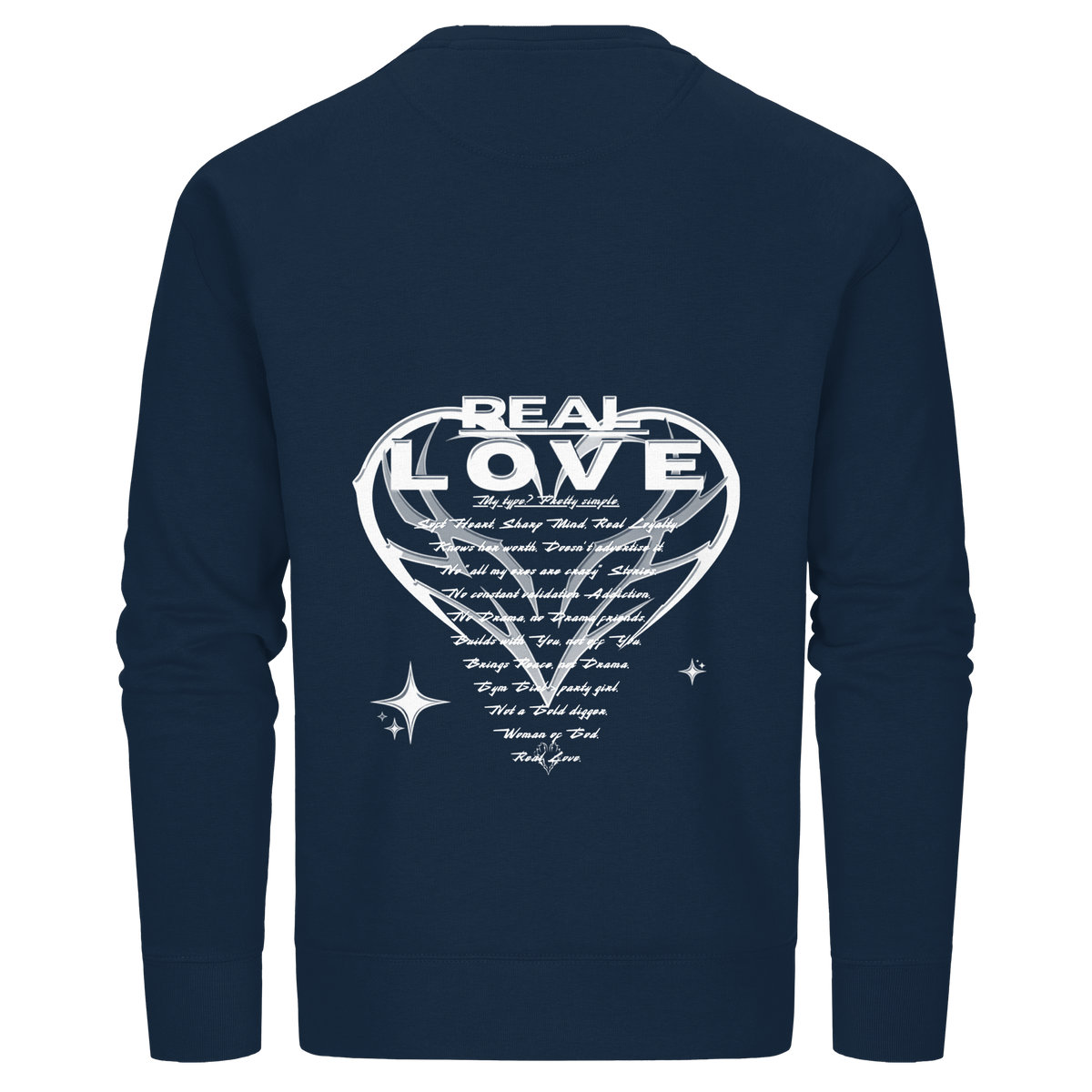 The REAL LOVE BASiCS - Organic Basic Unisex Sweatshirt